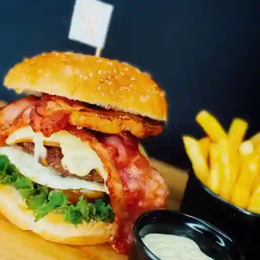 Chuletona + papas francesas