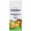 Cebión tabletas Masticables de Vitamina C sabor Tropical por 100 unidades