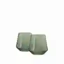Set Vaso Isa Verde 420 mL Ambiente Gourmet