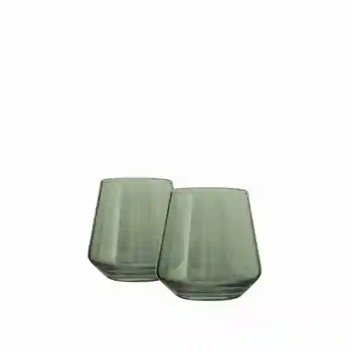 Set Vaso Isa Verde 420 mL Ambiente Gourmet