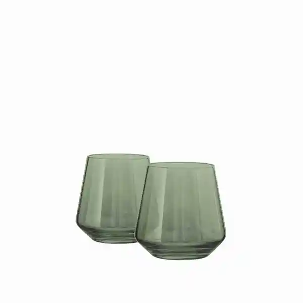 Set Vaso Isa Verde 420 mL Ambiente Gourmet