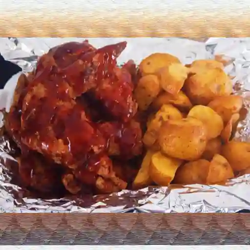 Alitas bbq 12 piezas
