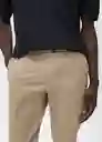Pantalón Barna Beige Talla 44 Hombre Mango