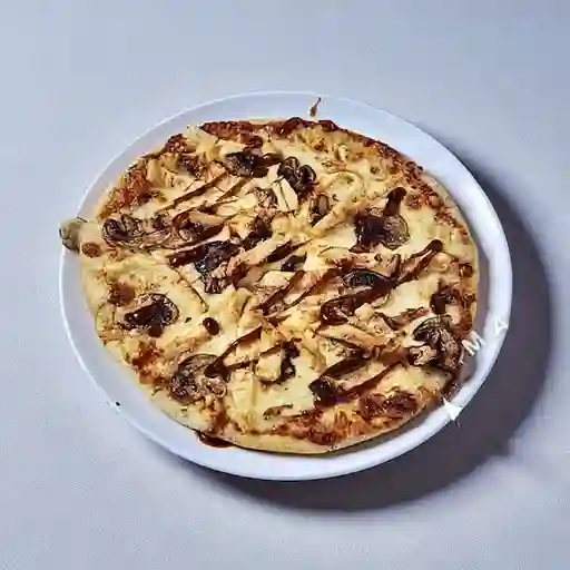 Pizza Pollo Champiñones Personal