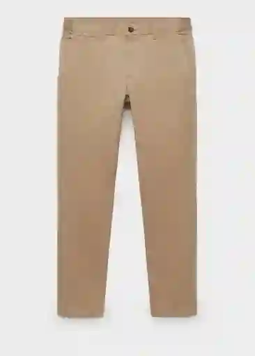 Pantalón Prato Beige Talla 40 Hombre Mango