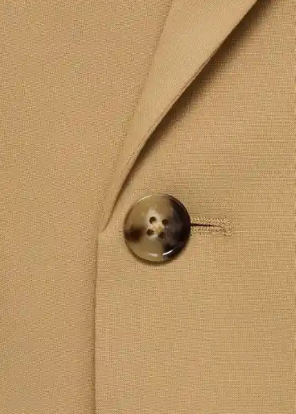 Blazer Americana Boston Beige Talla 50 Hombre Mango