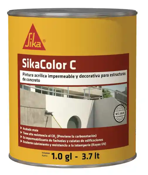 Sika Pintura Acrílica Impermeable SikaColor C