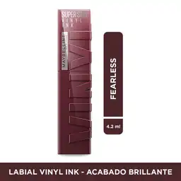 Labial Líquido Super Stay Vinyl Ink Fearless Maybelline 4.2 mL