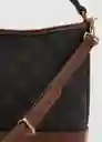 Bolso P Isoldo Marrón Talla 99 Mujer Mango