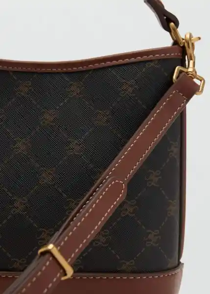 Bolso P Isoldo Marrón Talla 99 Mujer Mango