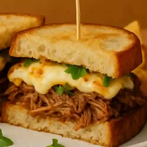 Sánd Carne Desmechada + Tocineta