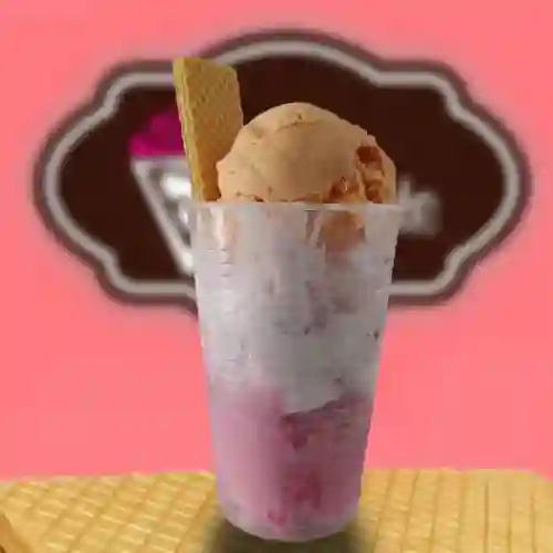 Vaso con 3 Bolas de Helado