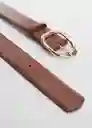 Cinturón Monty Marrón Talla L Mujer Mango