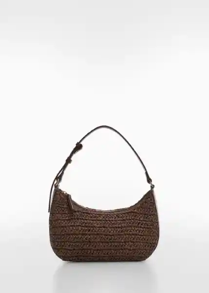 Bolso M Tenerife Chocolate Talla 99 Mujer Mango