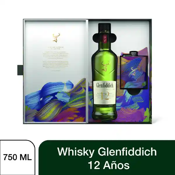 Glenfiddich Pack Whisky 12YO + Gift de Licorera