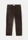 Pantalón Eloi Marron Talla 08 Niños Mango