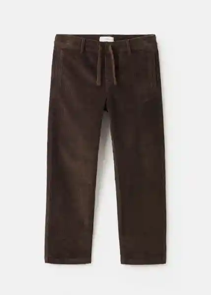 Pantalón Eloi Marron Talla 08 Niños Mango