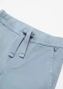 Pantalón Cord Azul Talla 72 Niños Mango