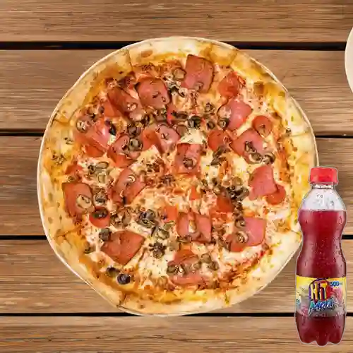 Combo Pizza Paisa + Hit Mora 500 ml