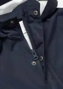 Abrigo Parka Pascal Navy Talla 66 Niños Mango