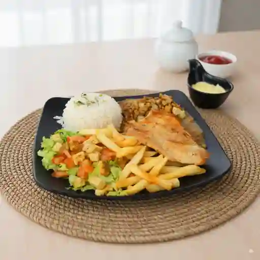 Almuerzo lenta pechuga