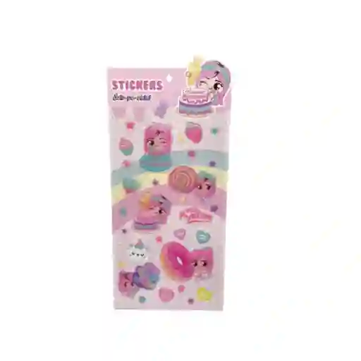 Calcomanía y Estampas B Serie Mis Pastelitos Miniso