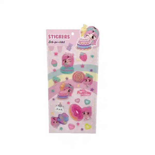 Calcomanía y Estampas B Serie Mis Pastelitos Miniso