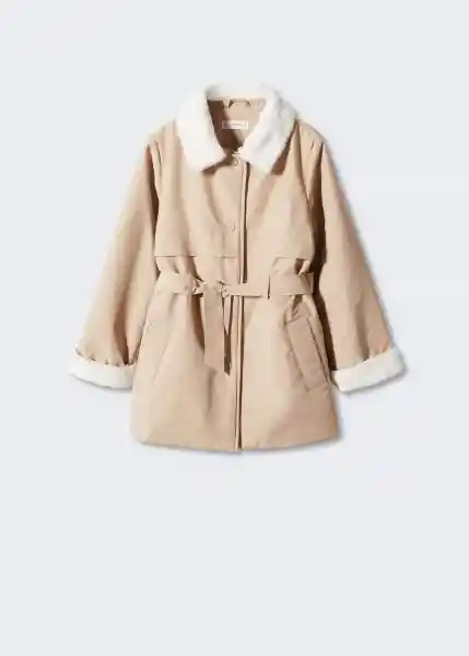 Abrigo Dina5 Arena Talla 10 Niña Mango