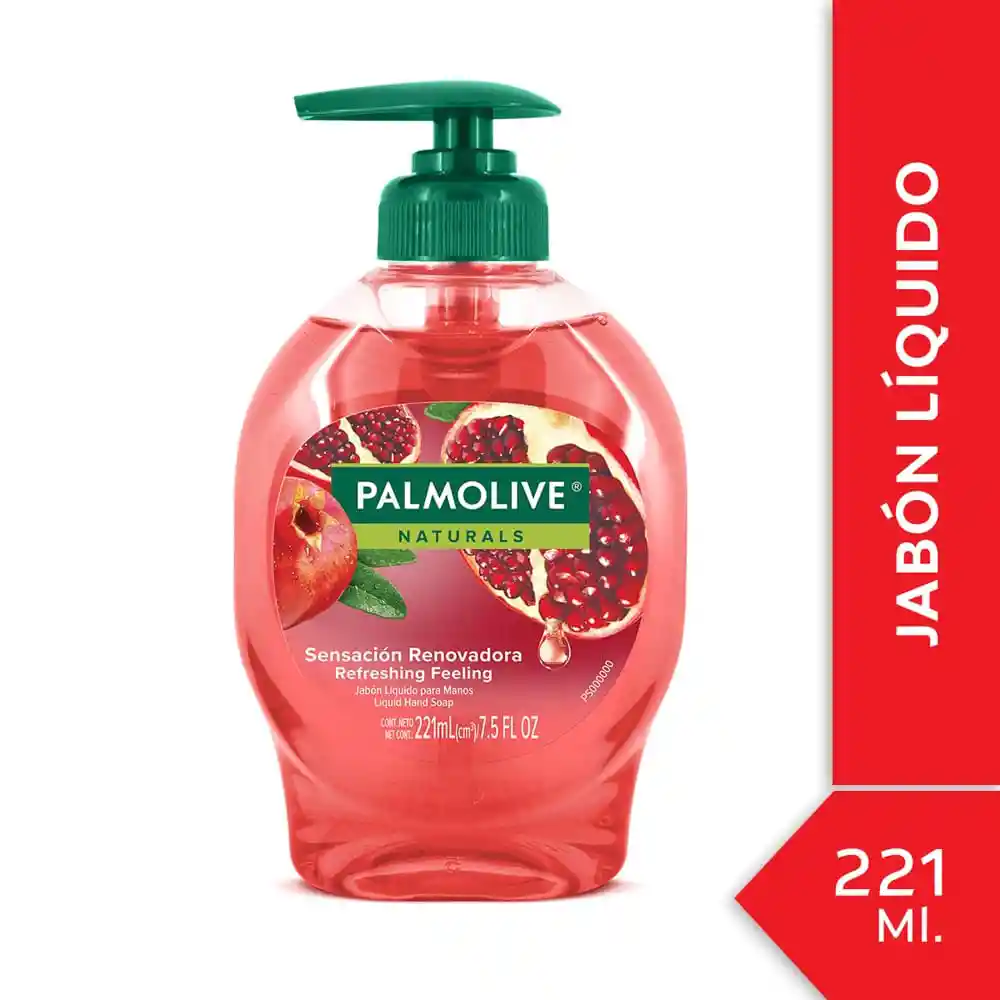 Palmolive Naturals Jabón Líquido para Manos Granada  Sensación Renovadora 