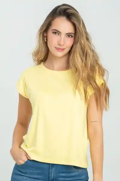 Camiseta Libby Color Amarillo Medio Talla L Ragged
