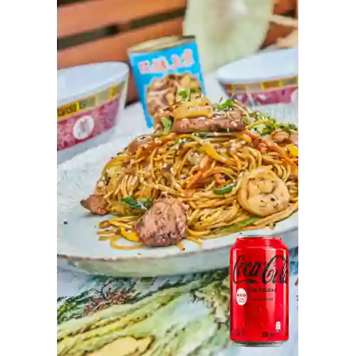 Combo Cantones Aki + Coca Cola Sin Azúcar 330ML