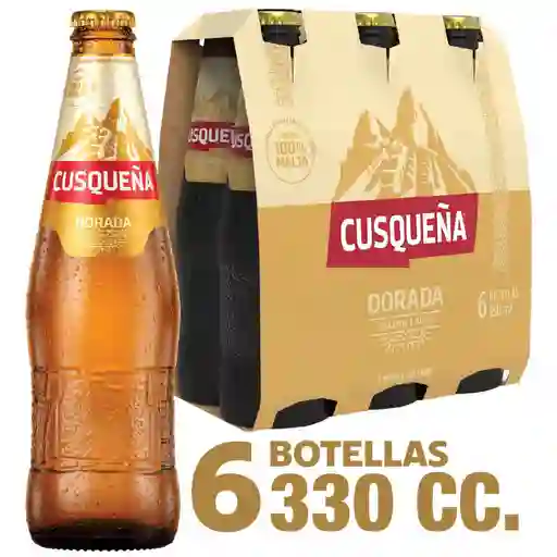 Cerveza cusqueña dorada
