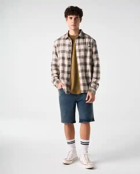 Camisa Hombre Beige Talla M 812G505_BEI131106 Americanino