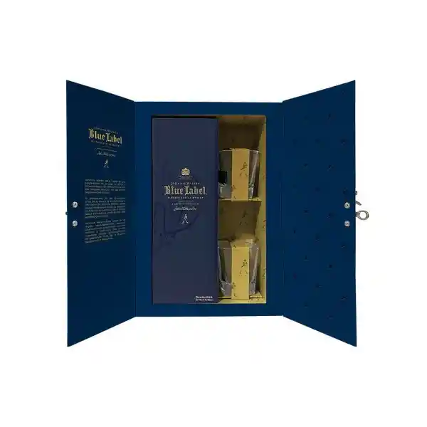 Johnnie Walker Kit Whisky Blue + Vasos