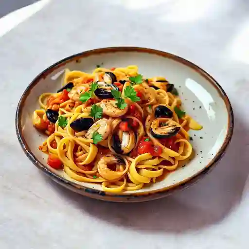 Tagliatelle Ai Frutti Di Mare