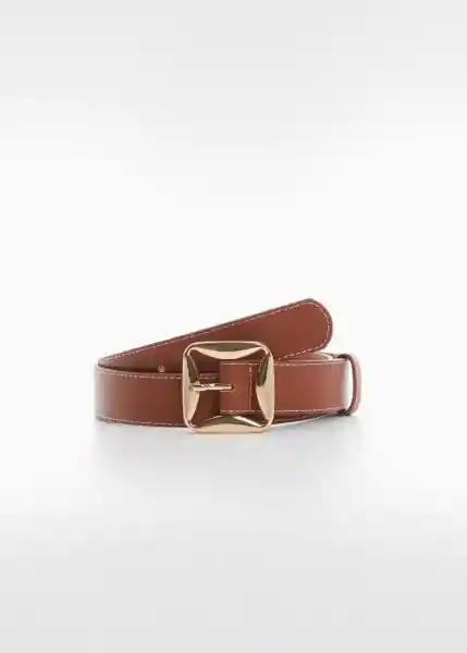 Cinturón Malta Marrón Talla M Mujer Mango