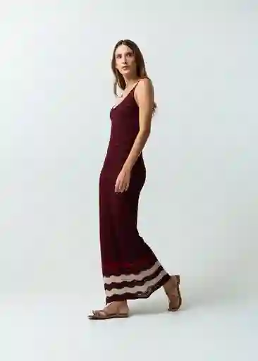 Vestido Mujer Morado Sombrío Ultra Oscuro Talla M 472G059 Naf Naf
