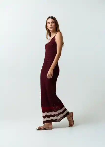 Vestido Mujer Morado Sombrío Ultra Oscuro Talla M 472G059 Naf Naf