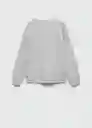 Sudadera Dublini Gris Medio Vigore Talla 08 Niñas Mango