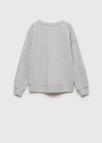 Sudadera Dublini Gris Medio Vigore Talla 08 Niñas Mango