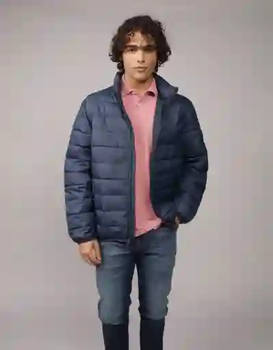 Chaqueta Hombre Azul Talla LARGE 1756410 American Eagle