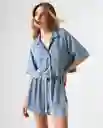 Camisa Mujer Azul Talla M 312G001_AZU114604