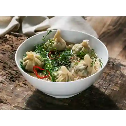 Sopa Wonton de Camarón