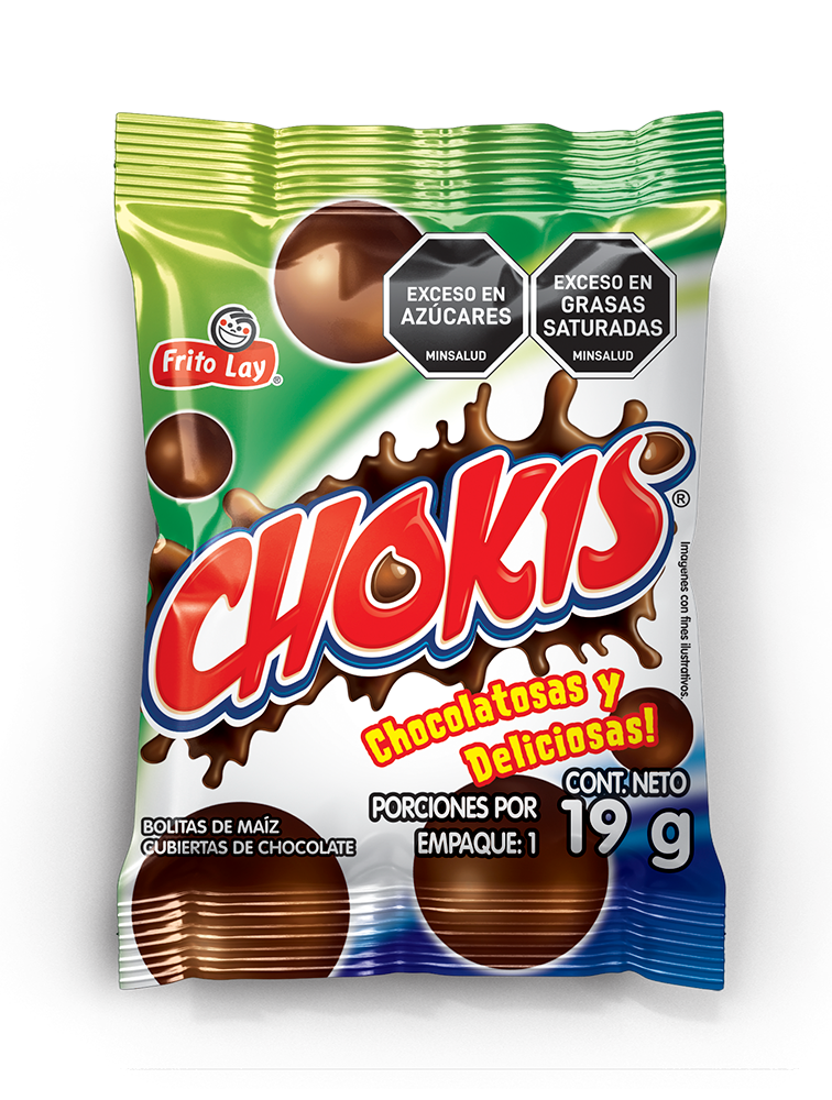 Chokis Bolita de Maíz Con Cubierta de Chocolate 19 g