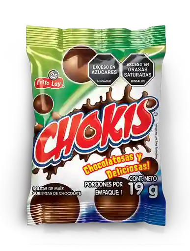 Chokis Bolitas de Maíz con Cubierta de Chocolate