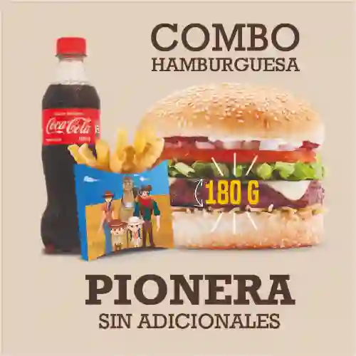 Combo Hamburguesa Pionera 180 G