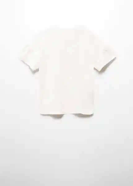 Camiseta Capture Offwhite Talla 12 Niñas Mango