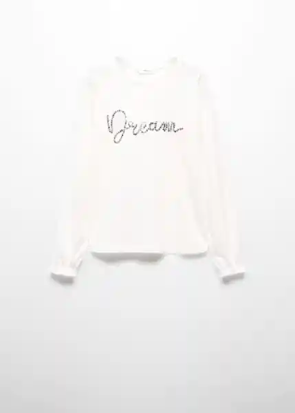 Camiseta Dream Off White Talla 14 Niña Mango