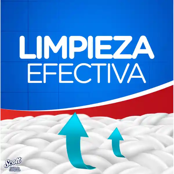 Papel Higiénico Scott Cuidado Triple Hoja 30 m Rollos 12 Und