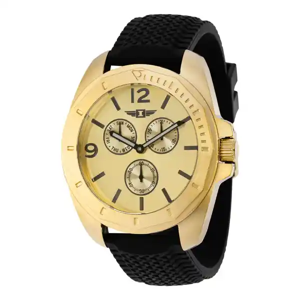 Invicta Reloj Hombre Negro y Dorado Ibi36503